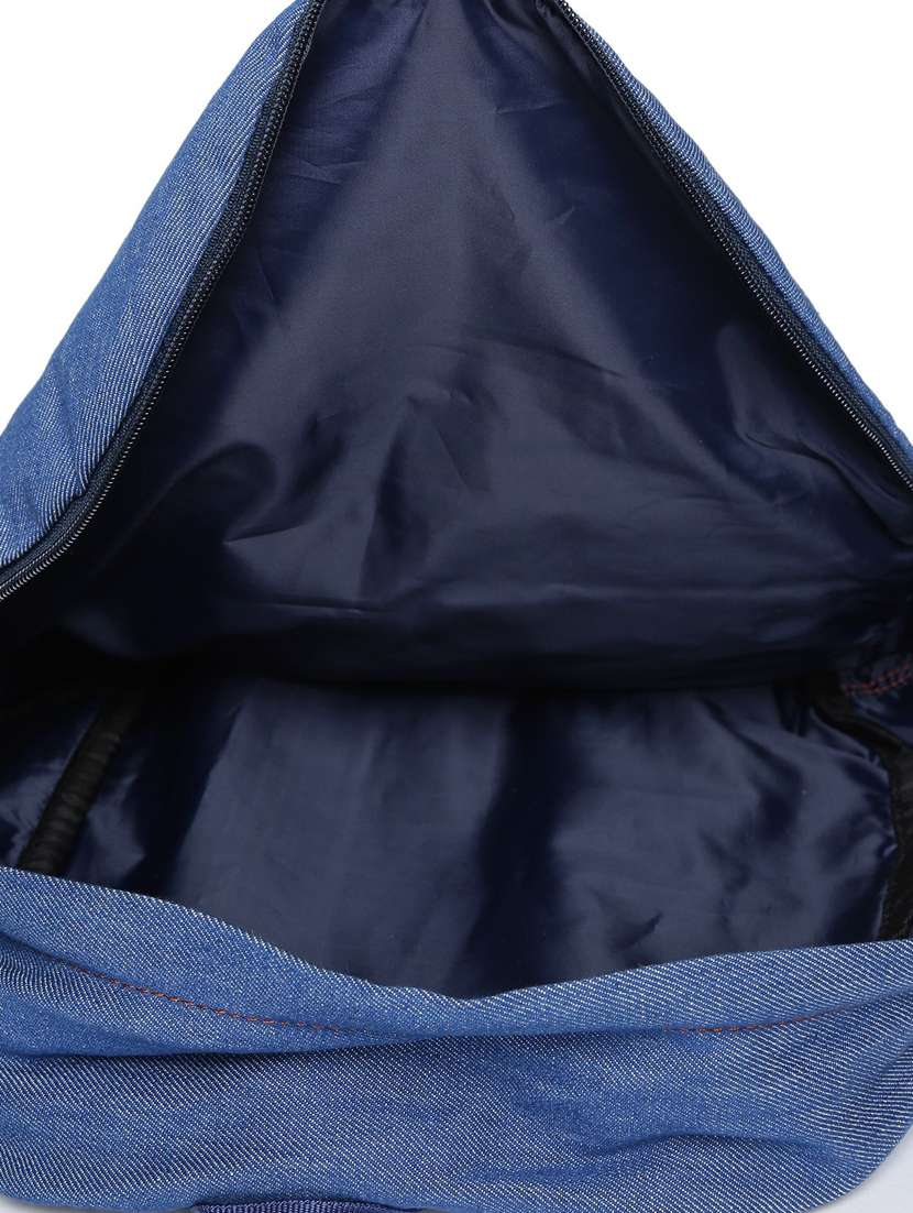 blue  polyester backpack - 17769873 -  Standard Image - 2