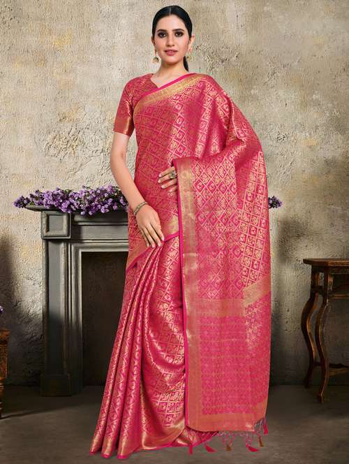 zari work mysore silk saree with blouse - 17770717 -  Standard Image - 0