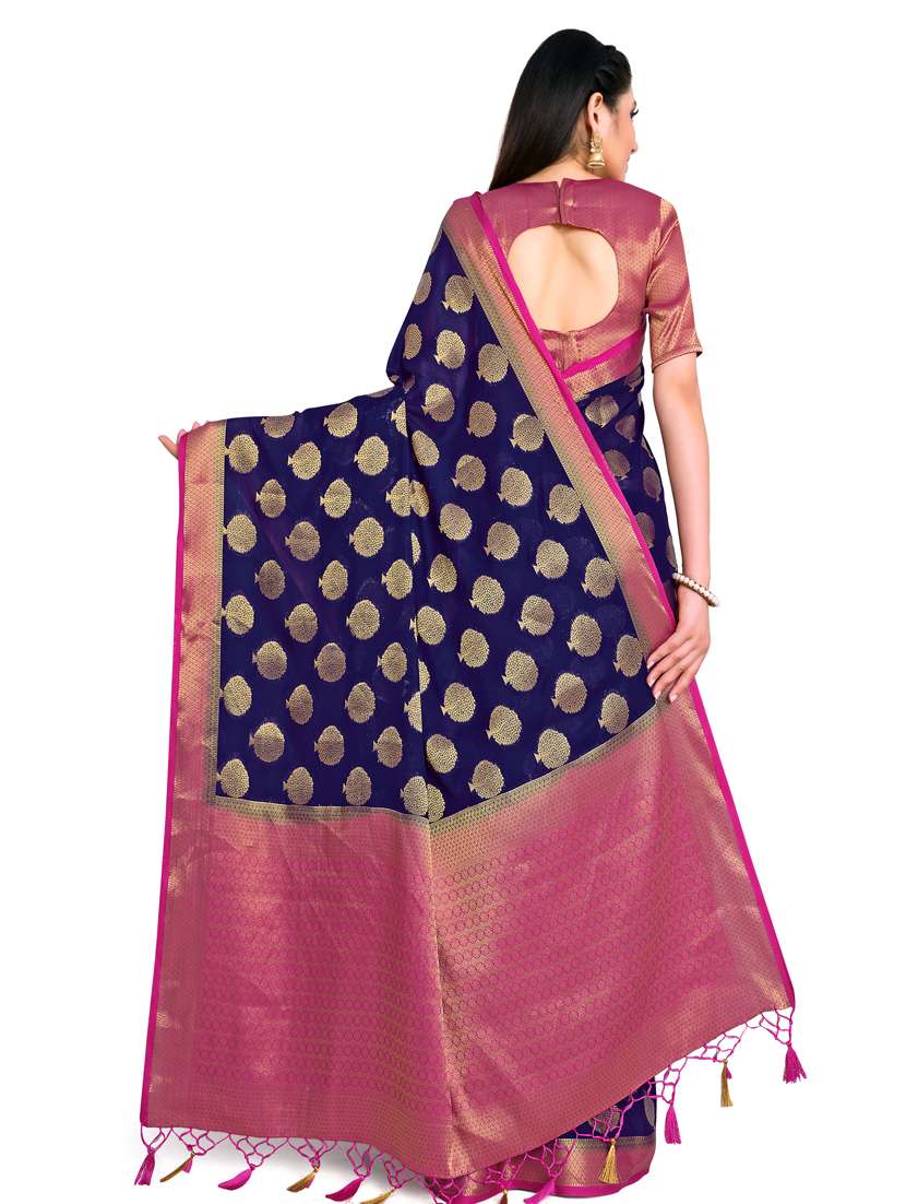 women's banarasi saree with blouse - 17770721 -  Standard Image - 2