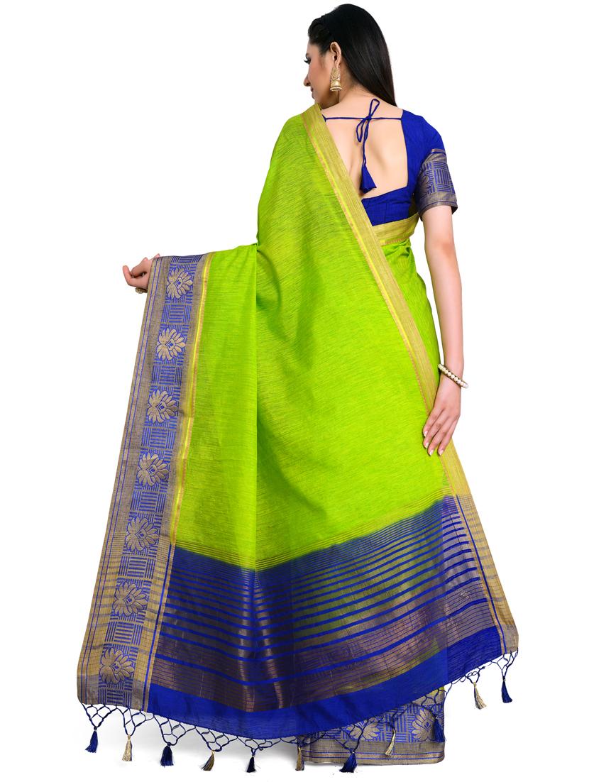 women's banarasi saree with blouse - 17770733 - Standard Image - 2