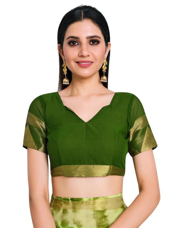 tie & dye banarasi saree with blouse - 17770745 - Standard Image - 2