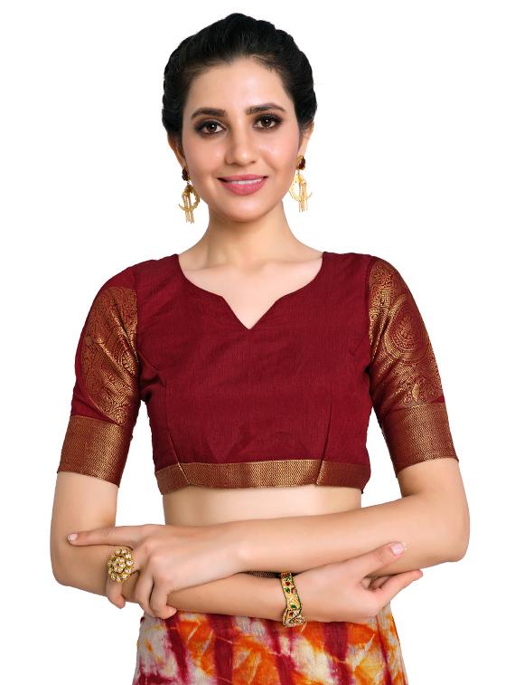 tie & dye banarasi saree with blouse - 17770746 - Standard Image - 2
