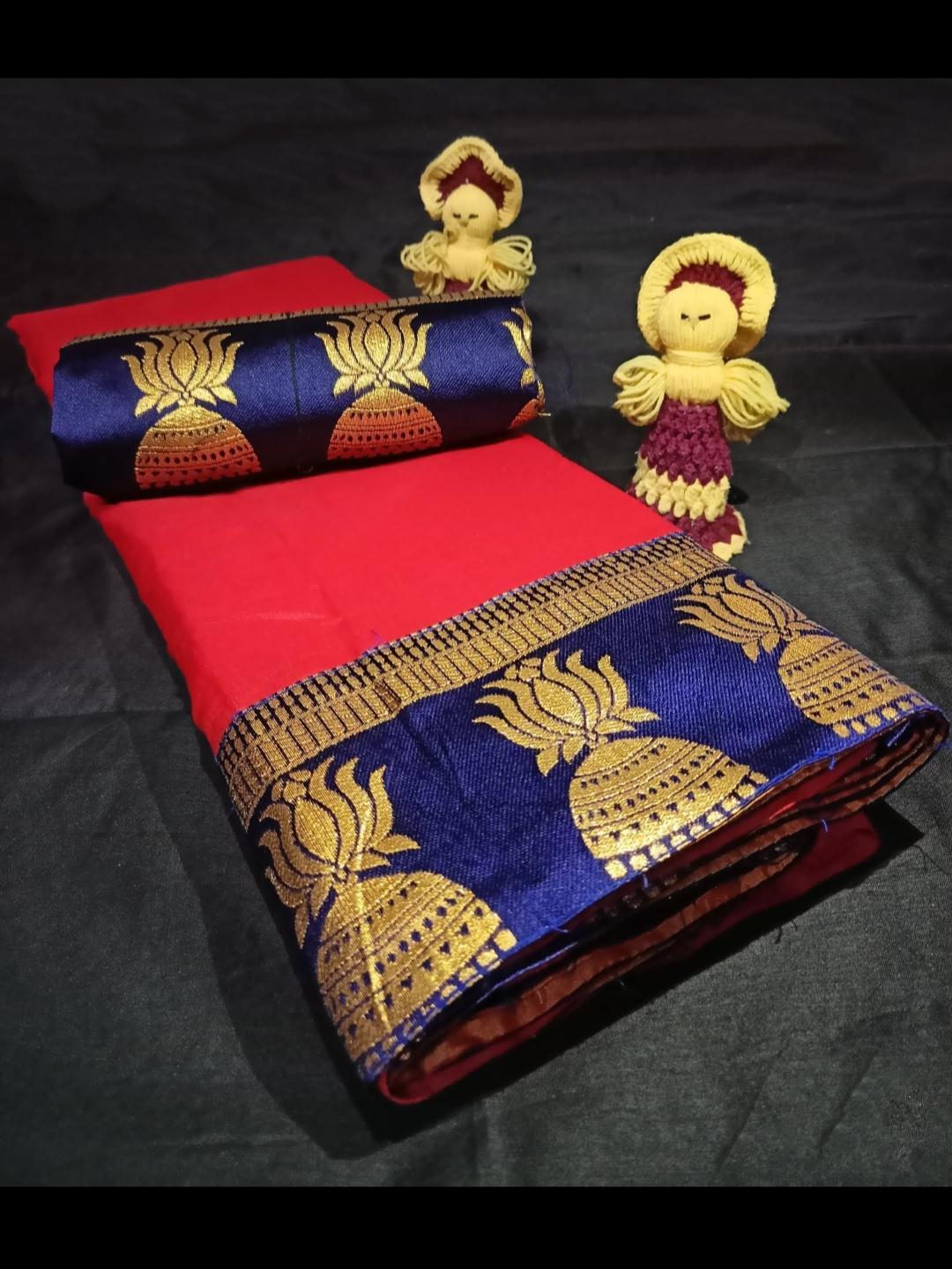 saree fabric : chanderi cotton - 17771192 - Standard Image - 2
