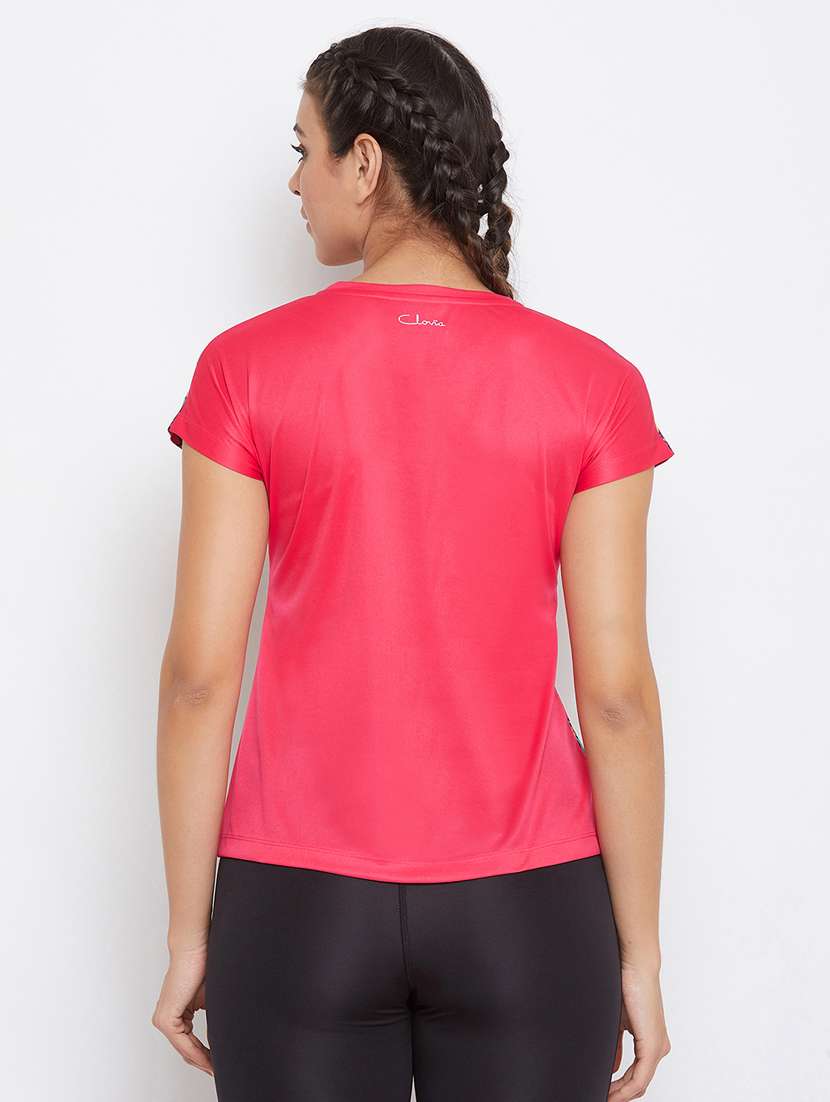 women's all over print round neck t-shirt - 17773228 - Standard Image - 2