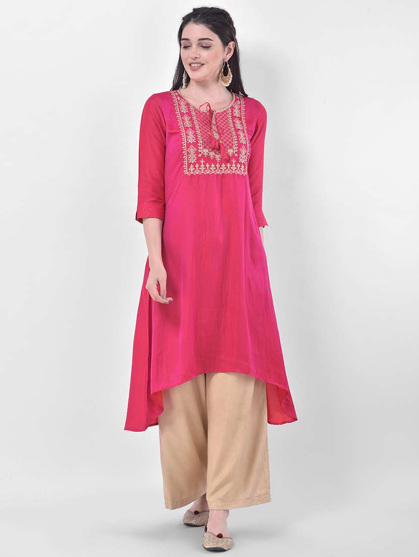 women's high-low kurta