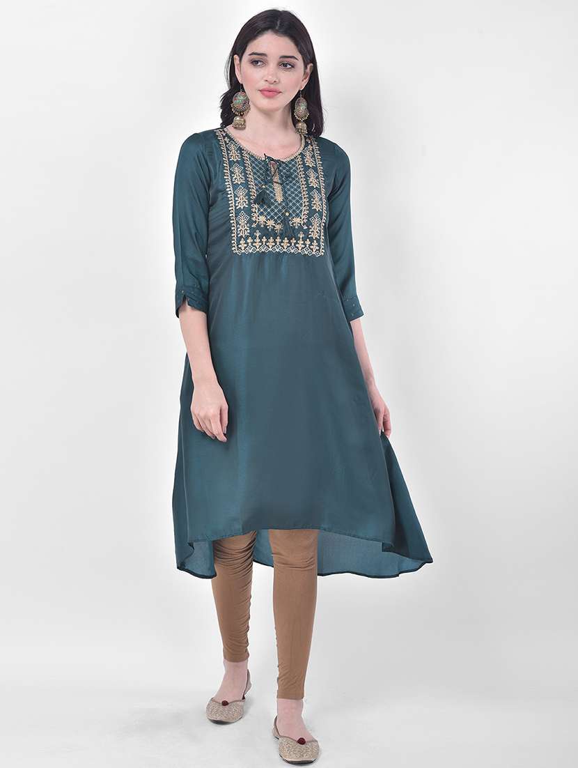 women's high-low kurta