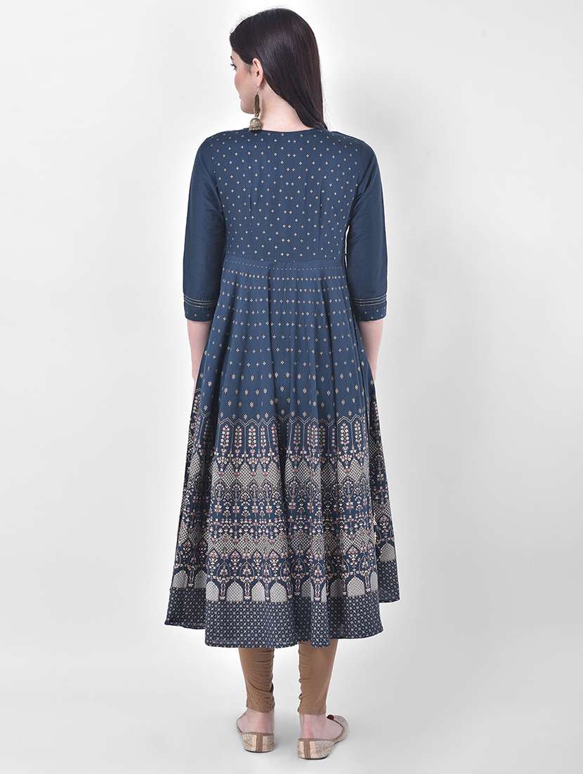 women's flared kurta - 17774652 - Standard Image - 2