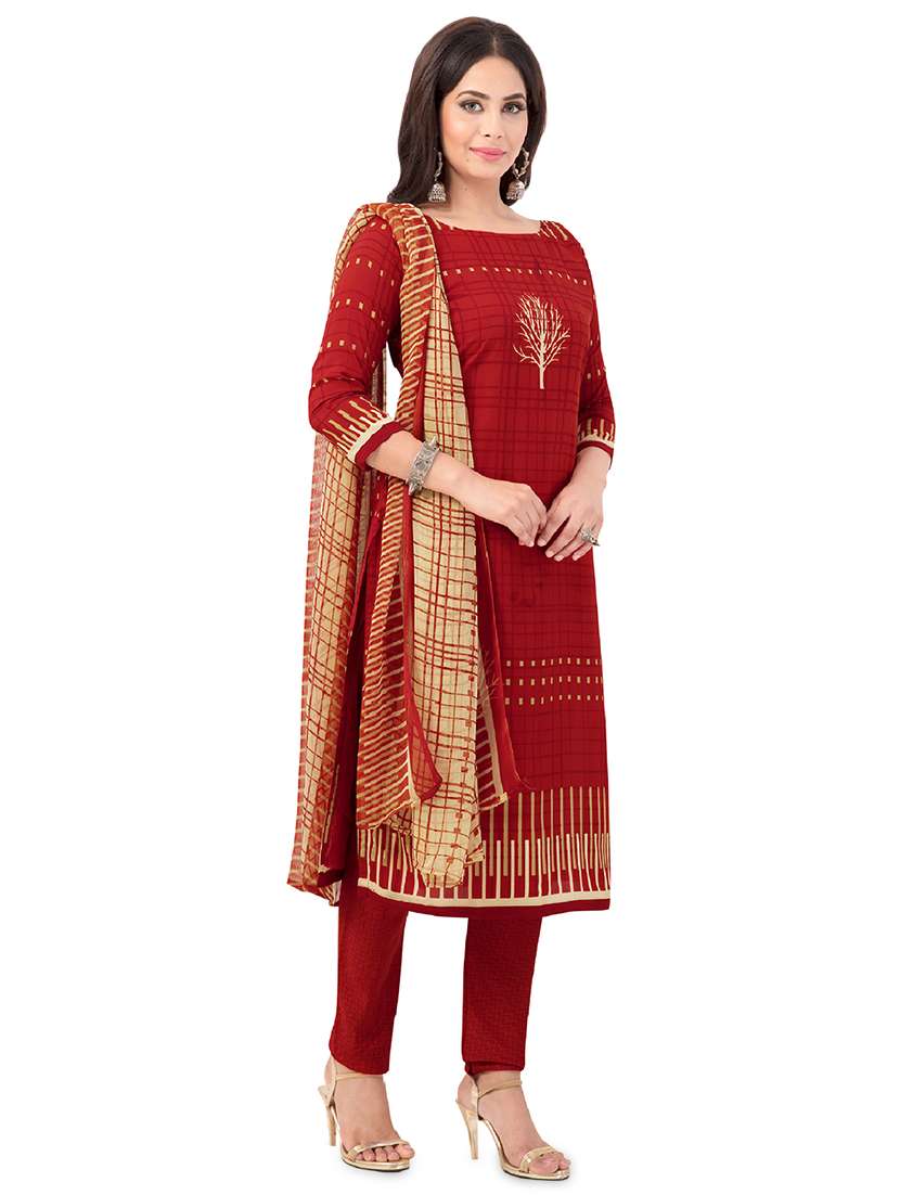 Printed Unstitched Suit