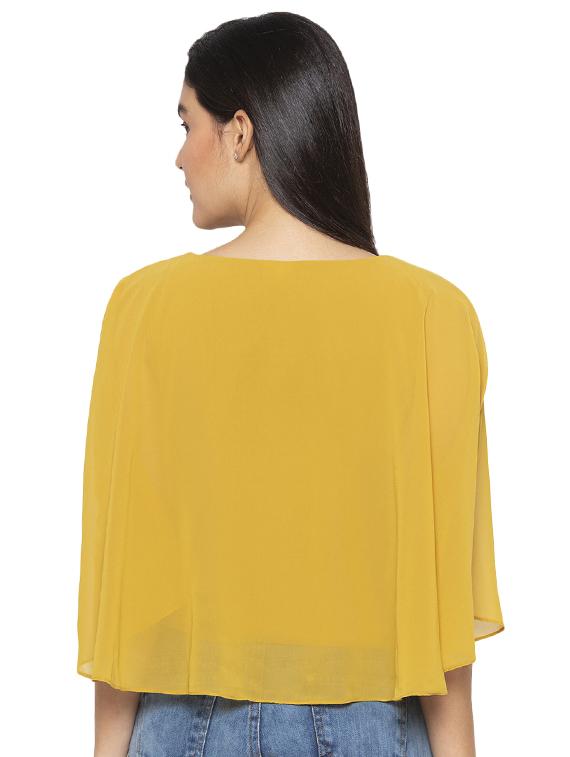 cape sleeved solid top - 17776506 - Standard Image - 2