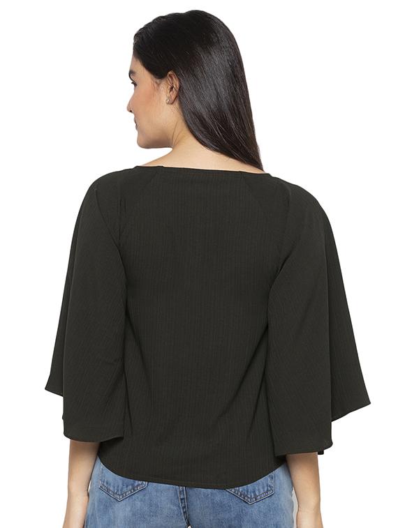 cape sleeved solid top - 17776515 - Standard Image - 2