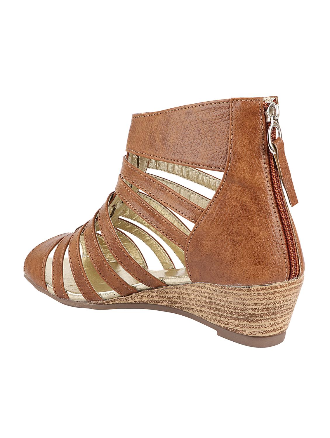 tan zipper sandal - 17777249 - Standard Image - 2