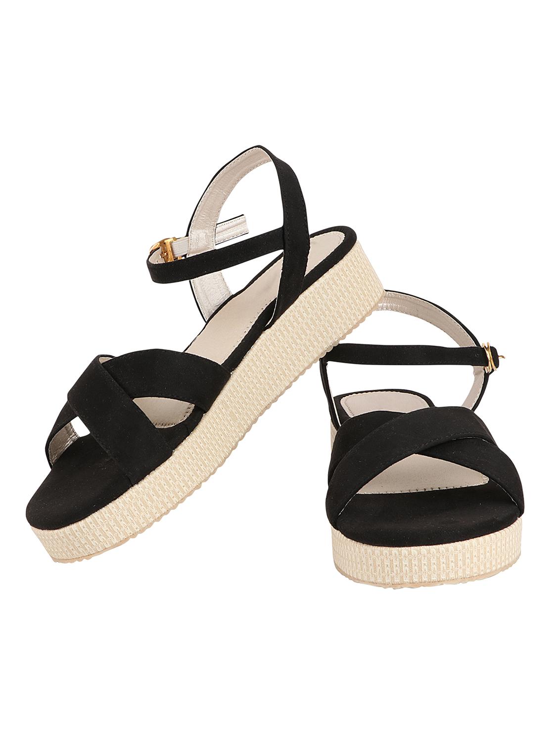 black back strap sandal - 17777251 - Standard Image - 2