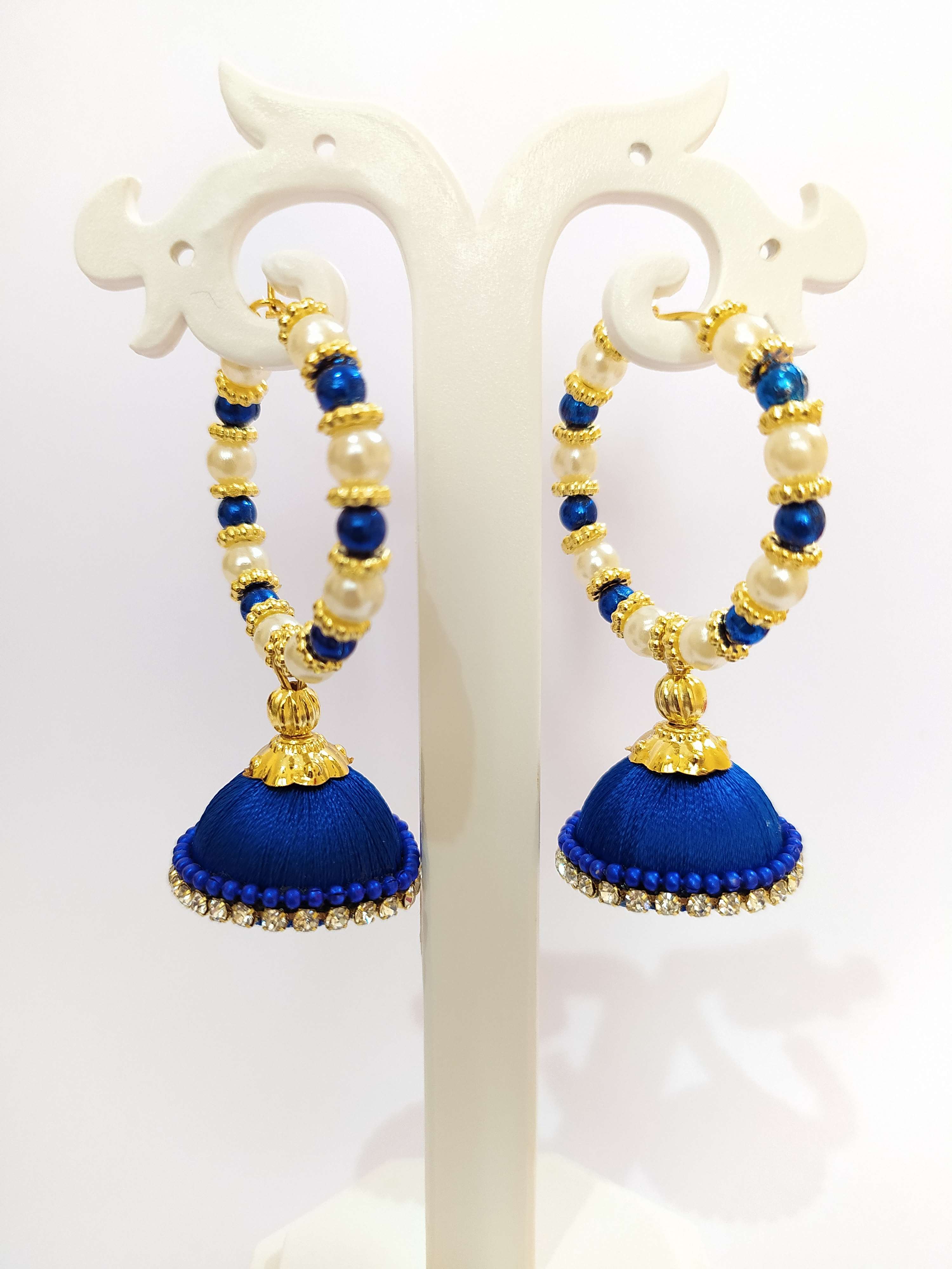 nir creation's exclusive silk thread earrings  - 17777824 -  Standard Image - 2