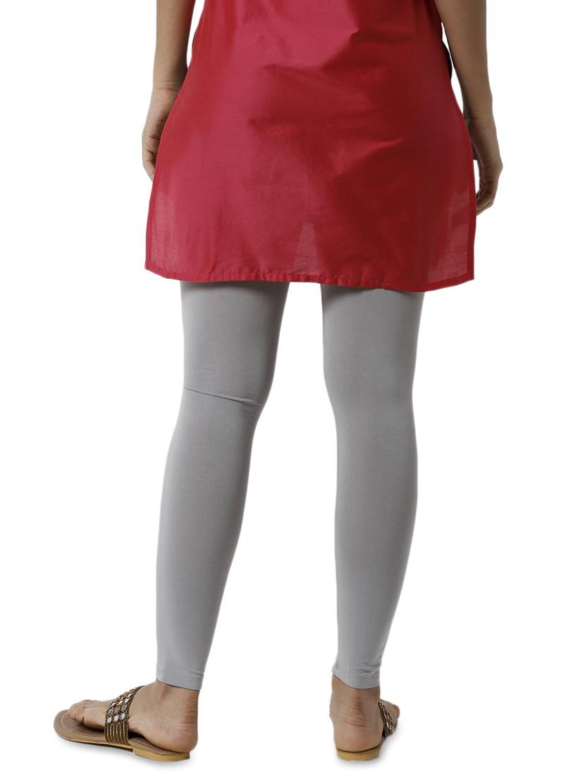 grey solid legging - 17778062 - Standard Image - 2