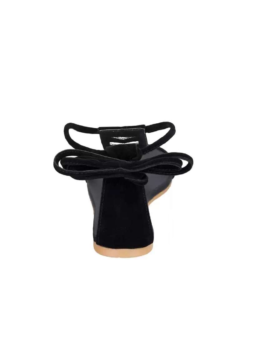 black slip on sandal - 17778253 - Standard Image - 2