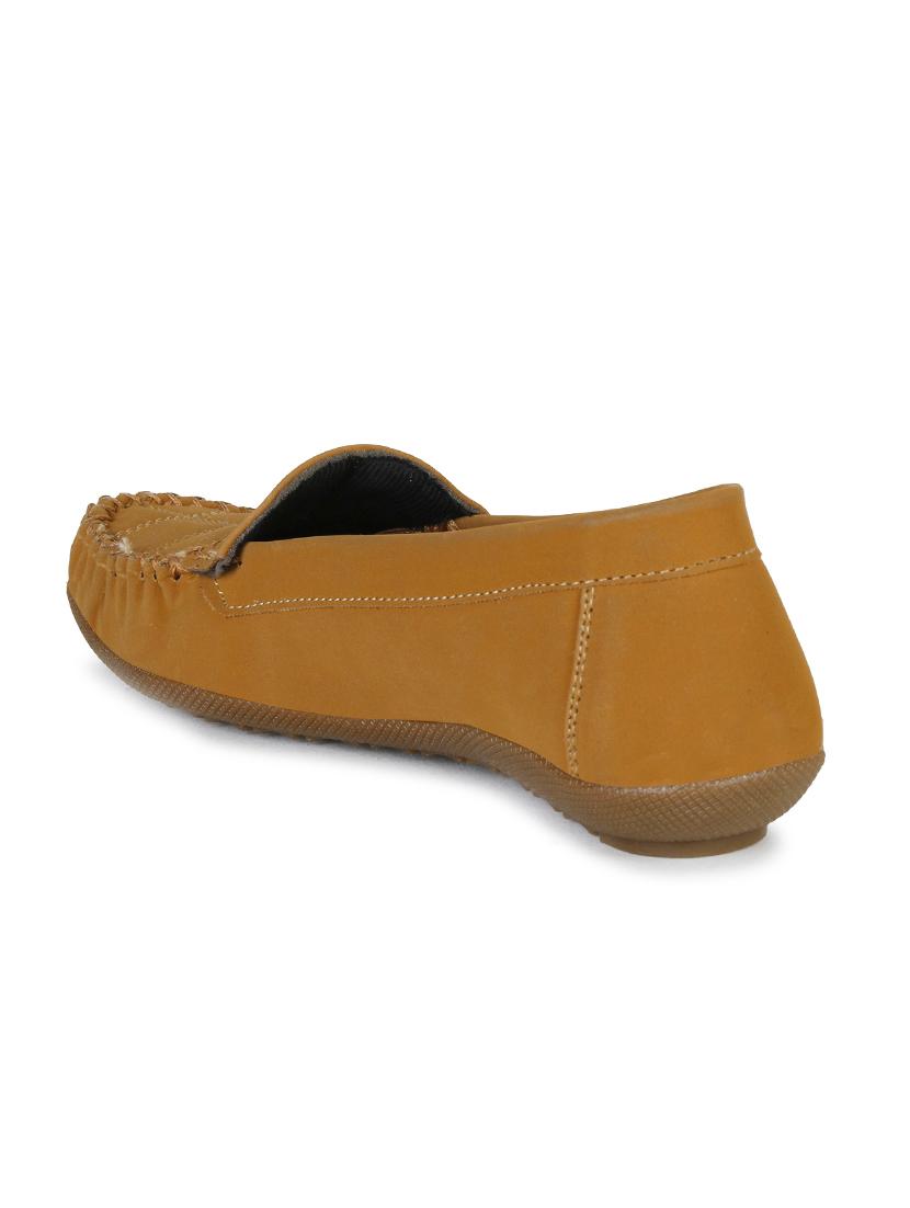 tan synthetic slip on loafers - 17778282 - Standard Image - 2