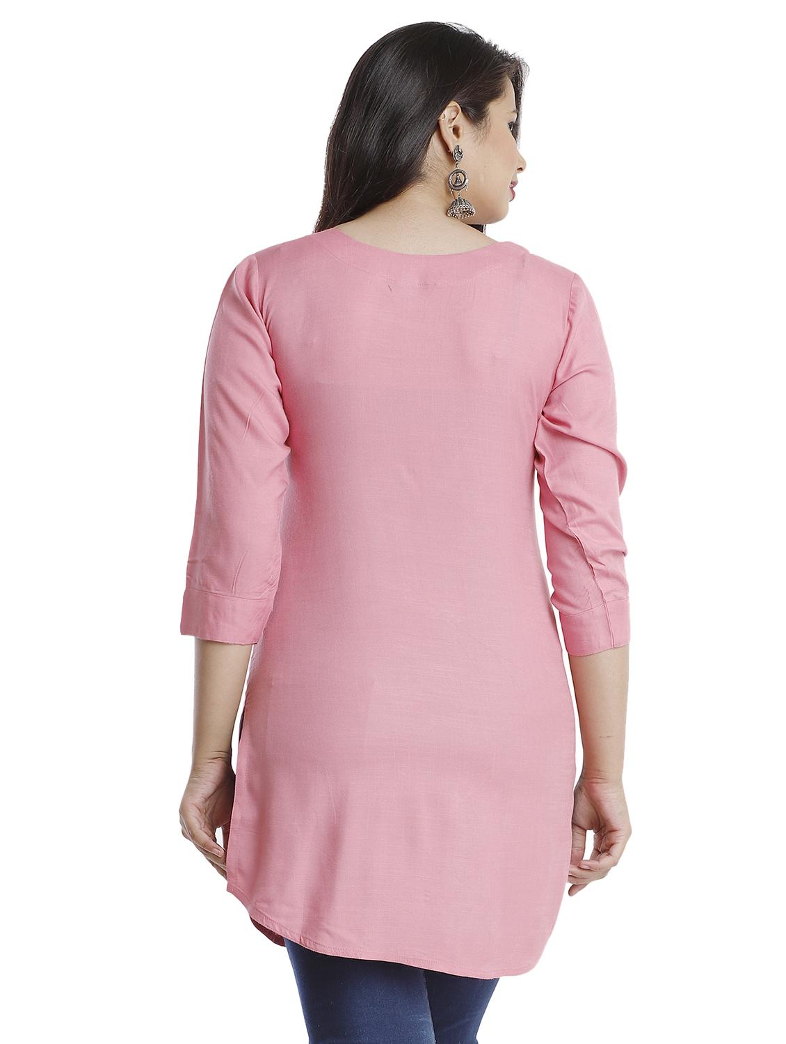 embellished straight kurti - 17779235 - Standard Image - 2