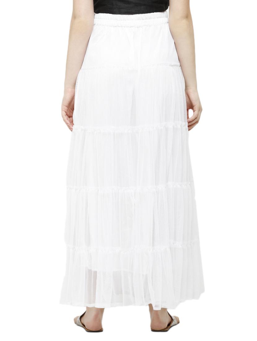 high rise flared skirt - 17779939 - Standard Image - 2