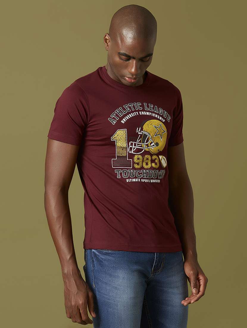 red front print t-shirt - 17782861 -  Standard Image - 2