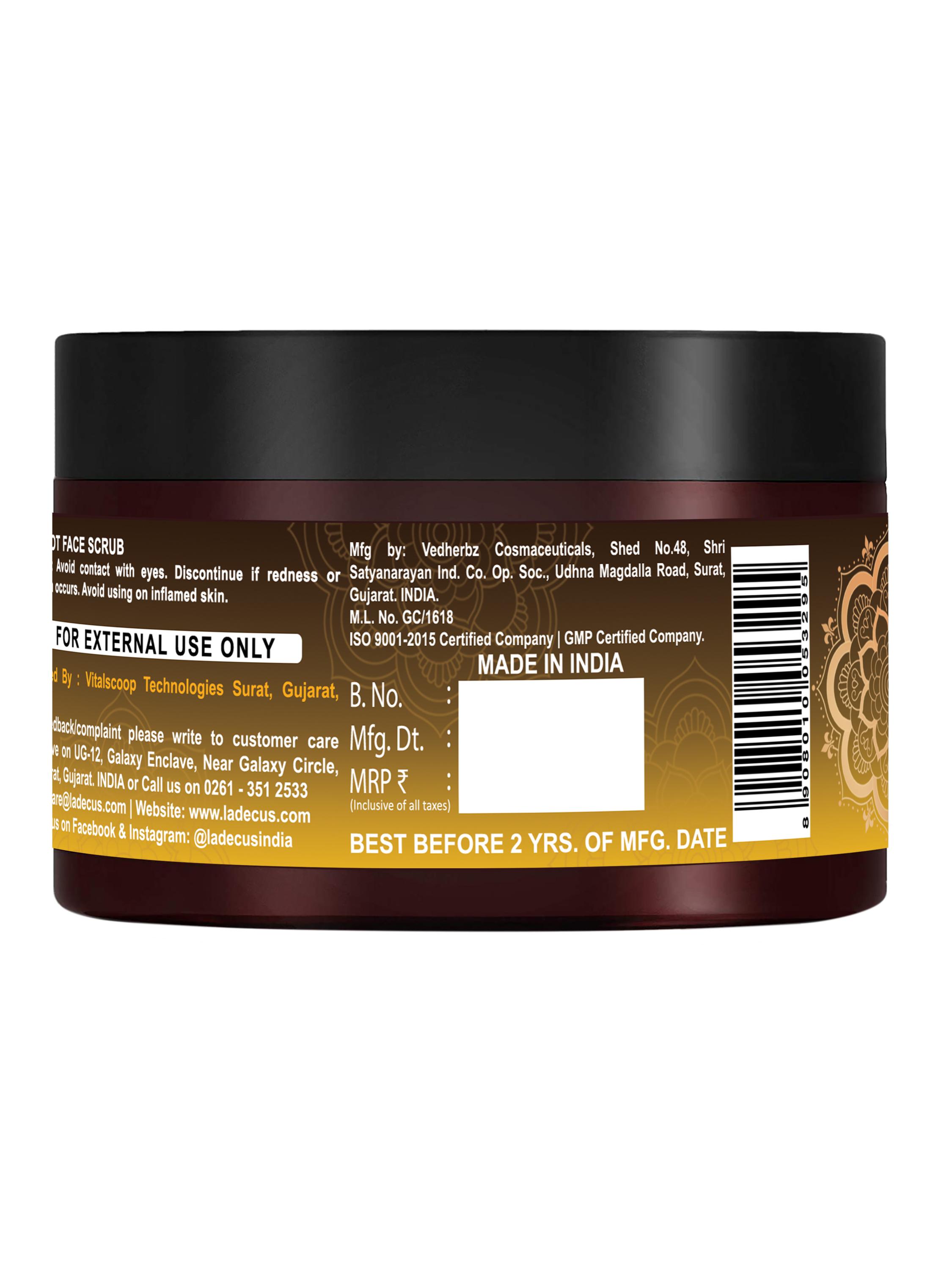 la' decus india apricot face scrub - 17783915 - Standard Image - 2