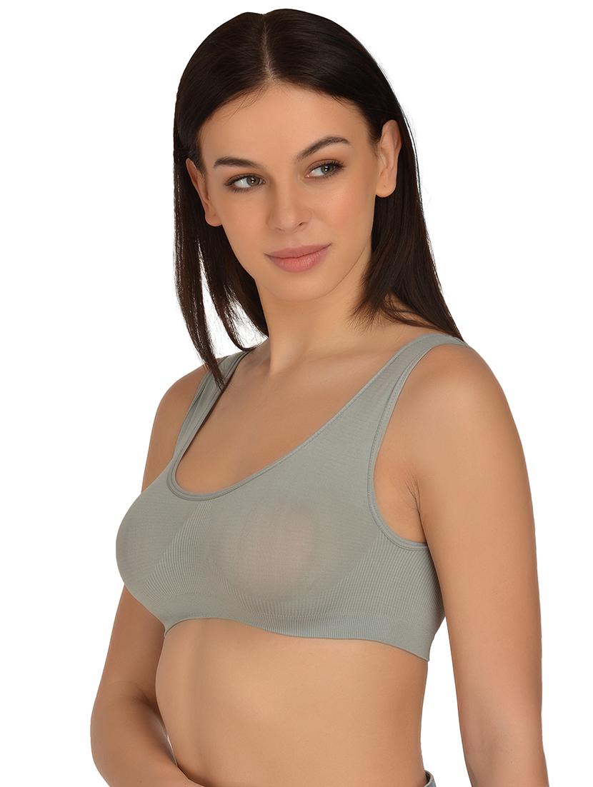 set of 2 solid bralette bra - 17784154 - Standard Image - 2