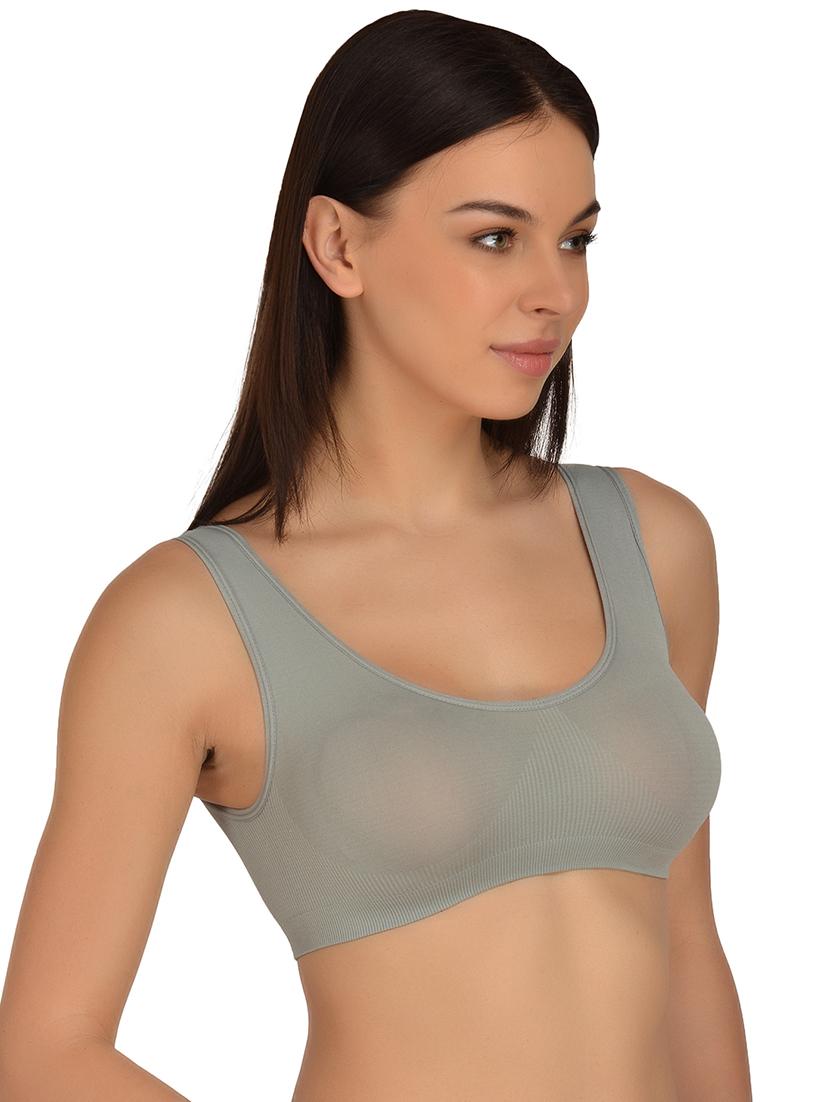 set of 2 solid bralette bra - 17784155 - Standard Image - 2