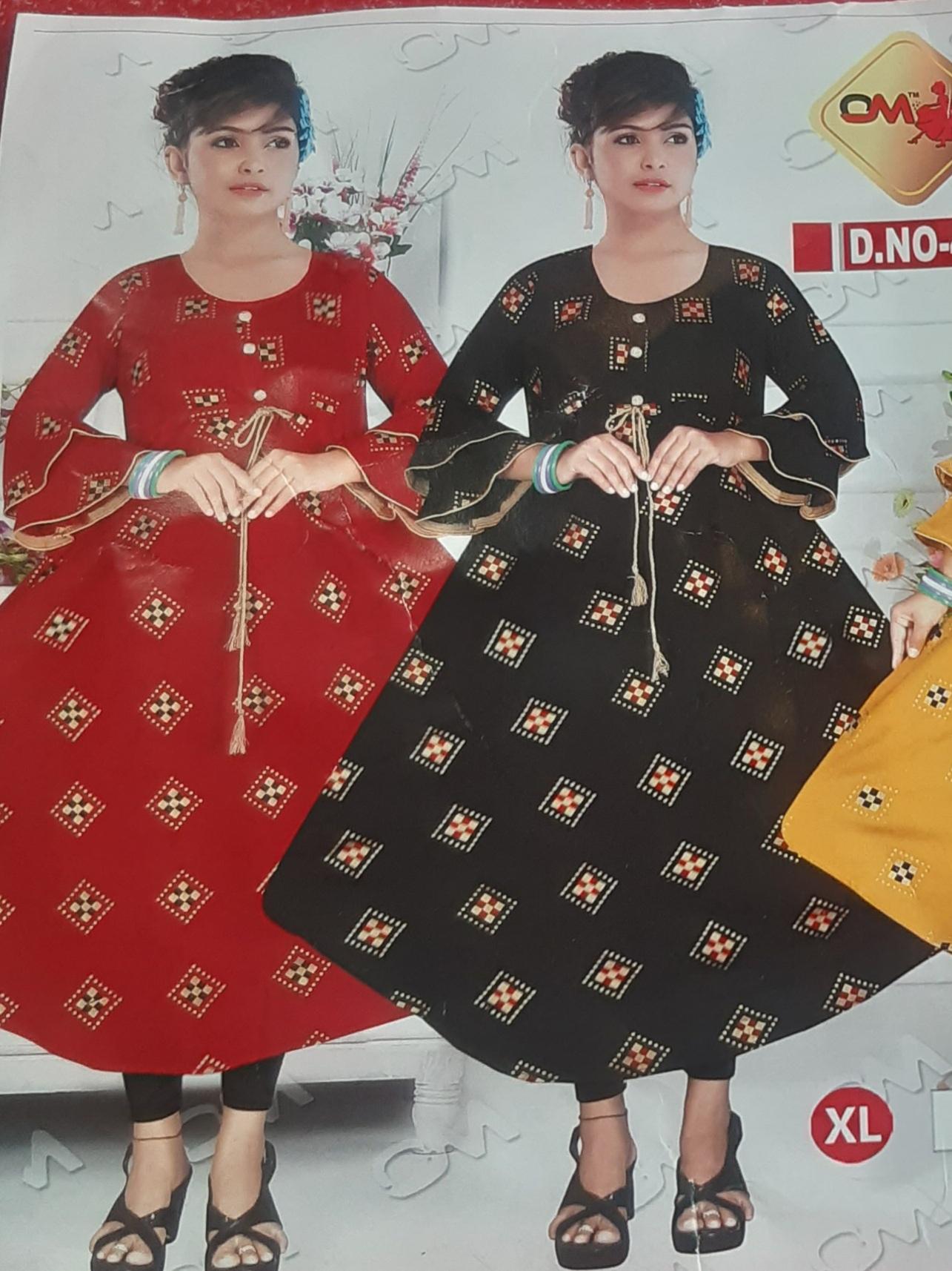 red rayon kurta - 17784712 - Standard Image - 2