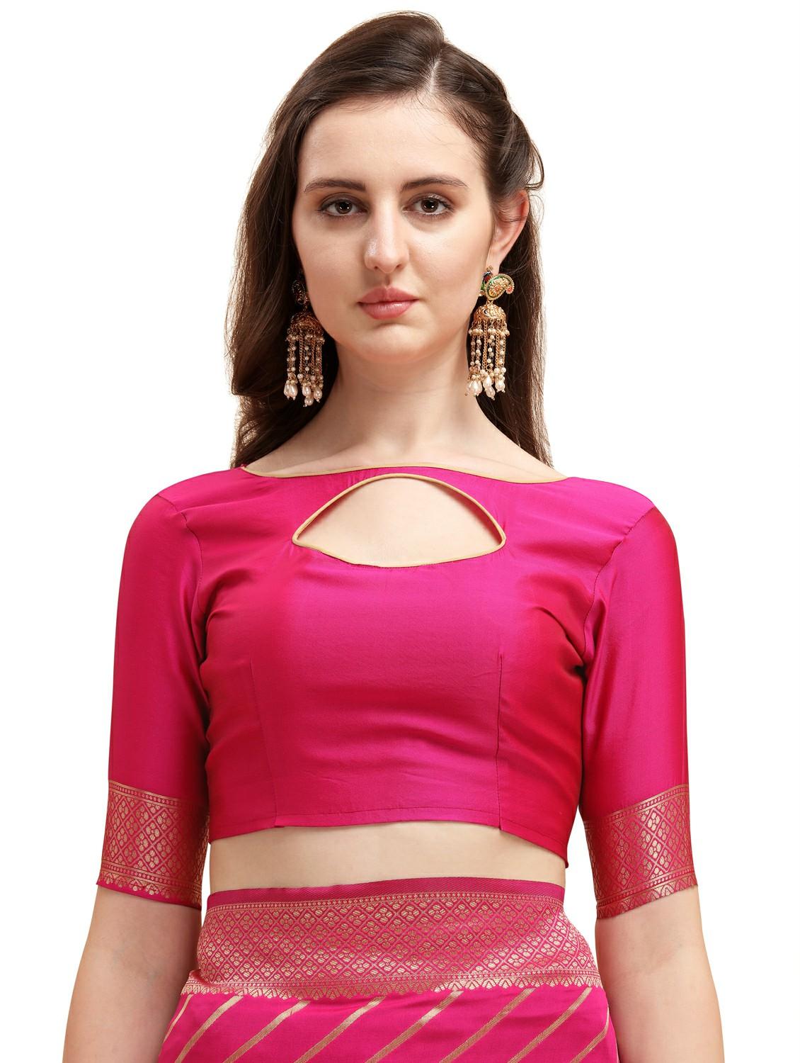 women's self design pink colored saree - 17784736 - Standard Image - 2