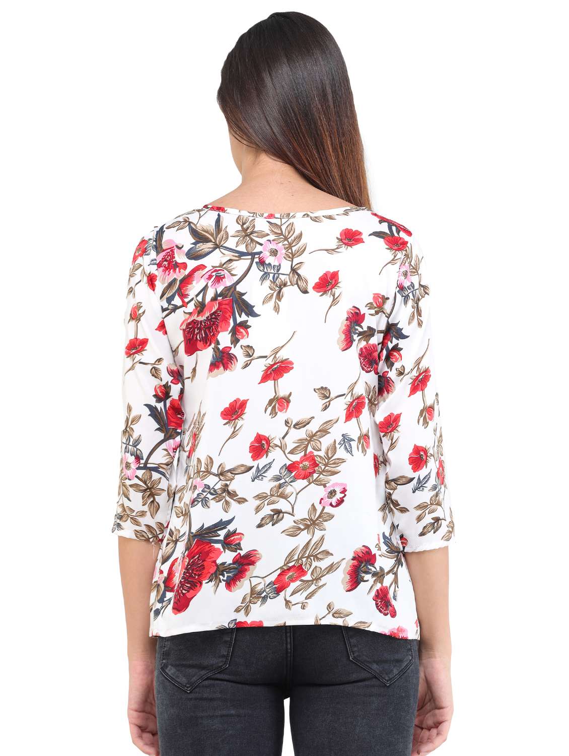 women's a line round neck top - 17784894 -  Standard Image - 2