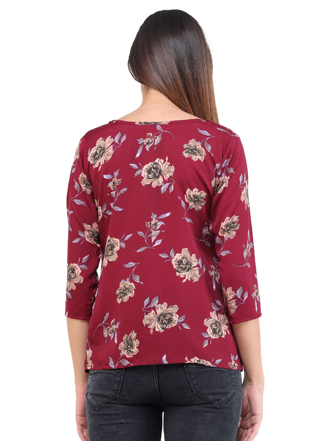 women's a line round neck top - 17784895 -  Standard Image - 2