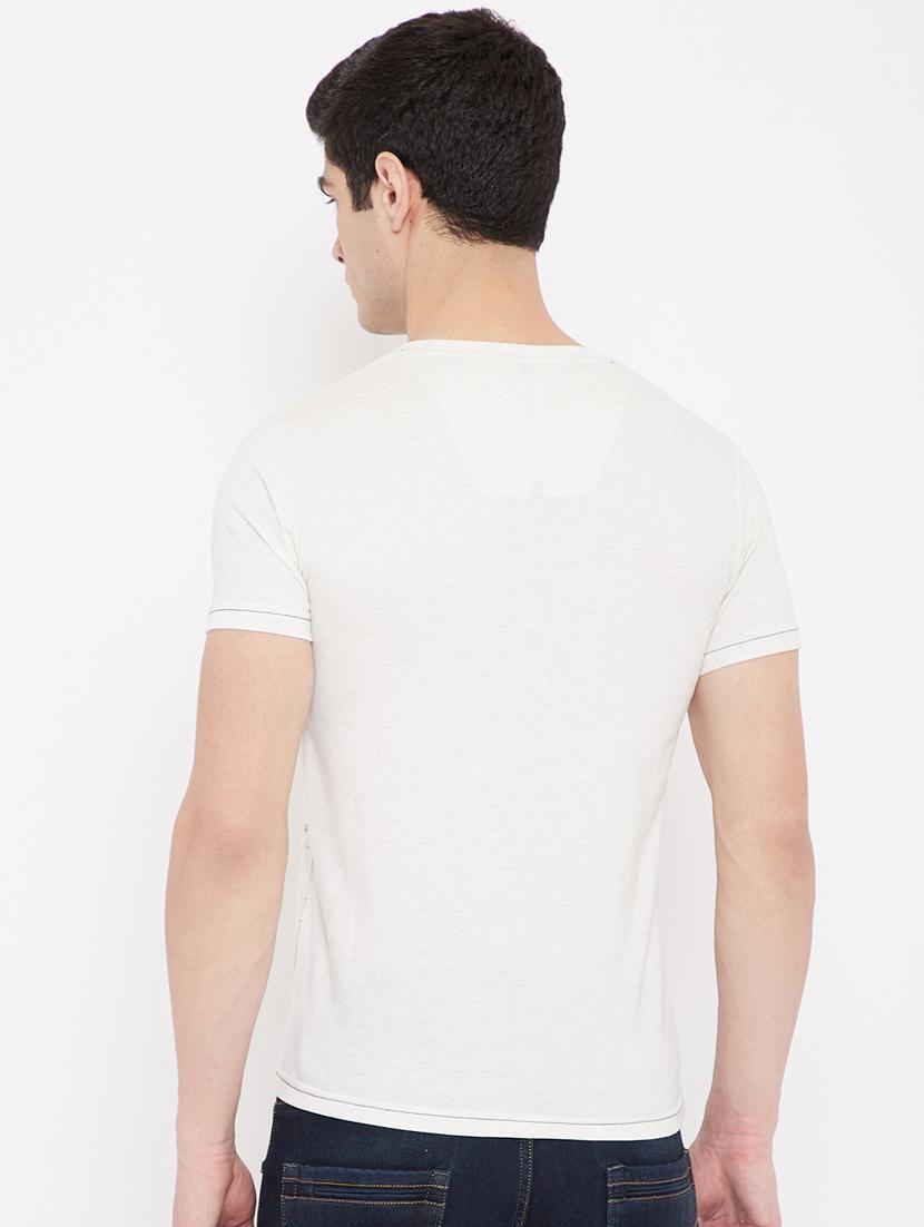 cream printed t-shirt - 17784938 - Standard Image - 2