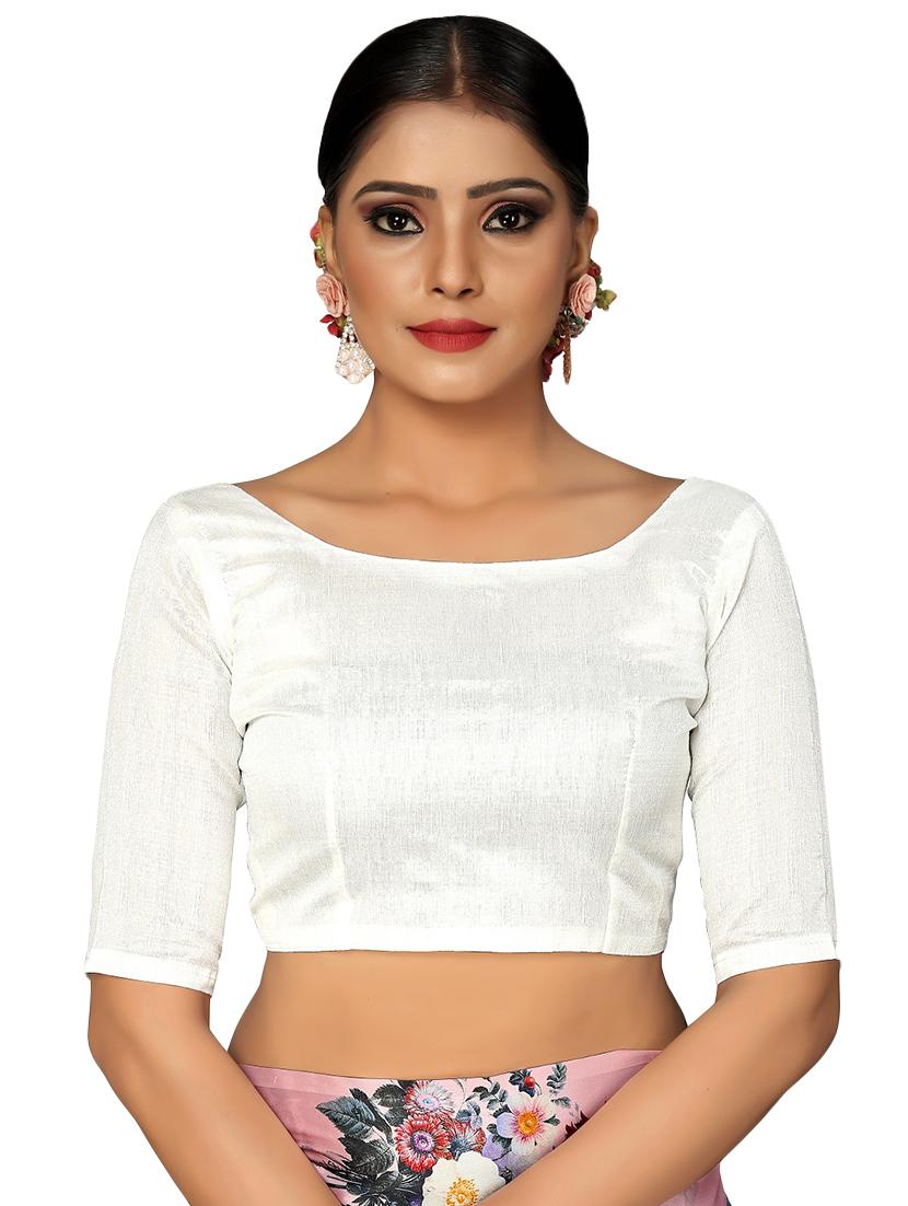 floral printed saree with blouse - 17785196 - Standard Image - 2