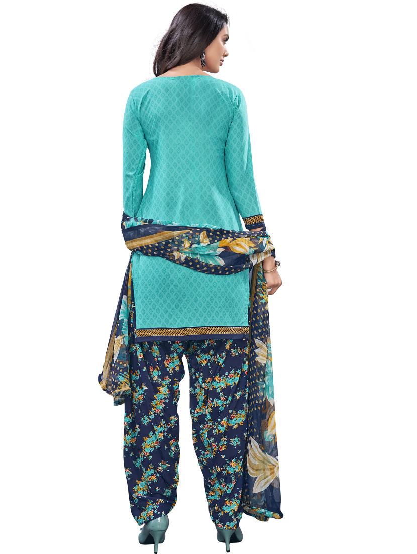 printed unstitched salwar suit - 17785414 - Standard Image - 2