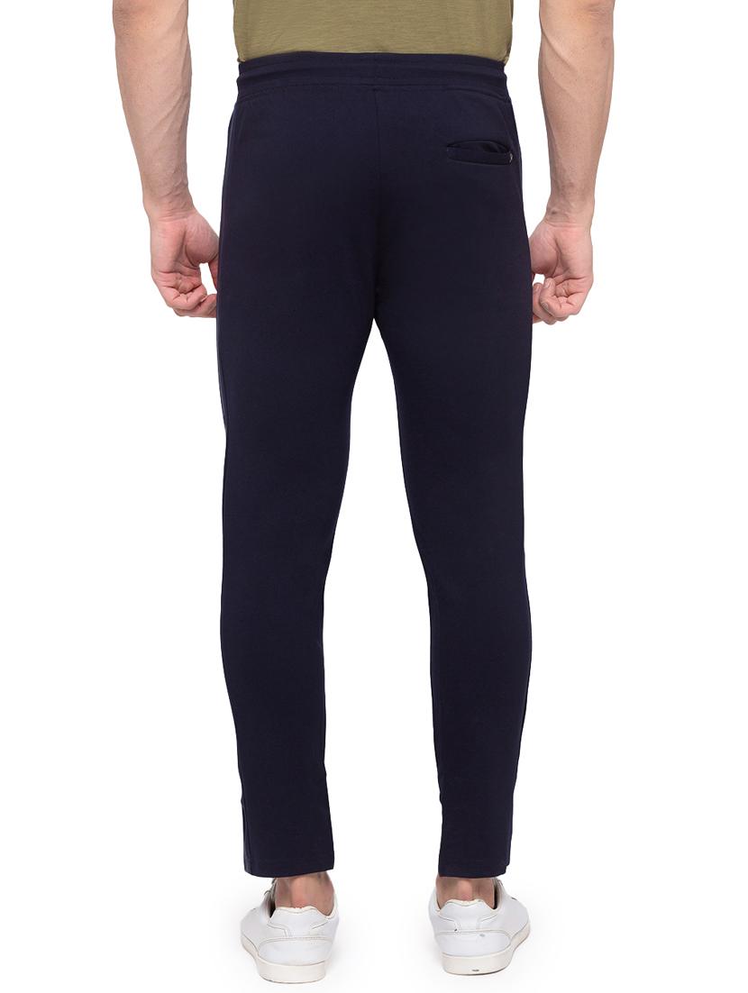 navy blue side striped full length track pant - 17789742 - Standard Image - 2