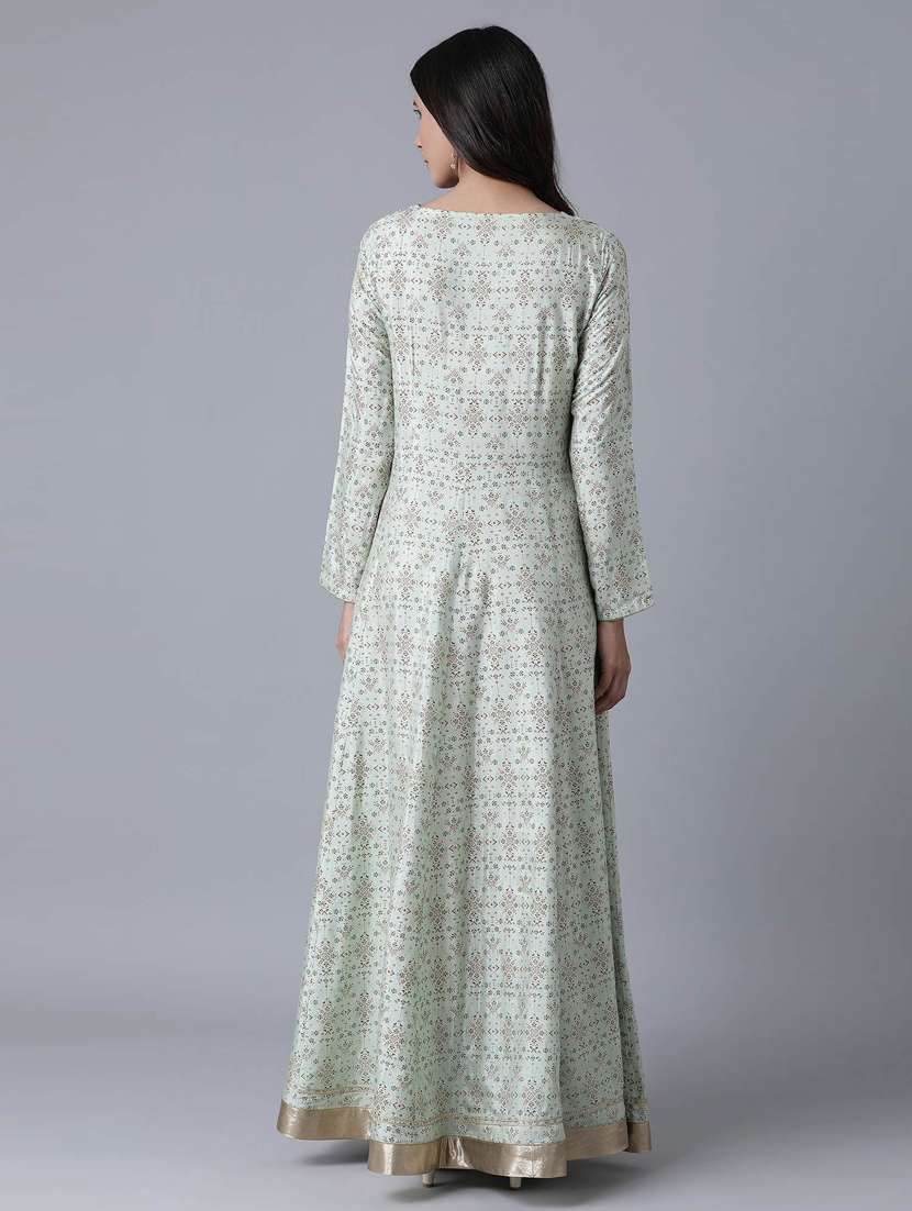 embroidered flared ethnic dress - 17791183 -  Standard Image - 2