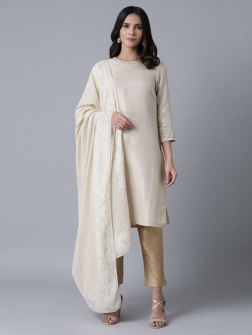 embroidered suit set