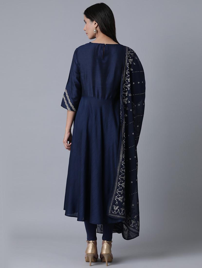 embroidered kurta pant set - 17791440 - Standard Image - 2