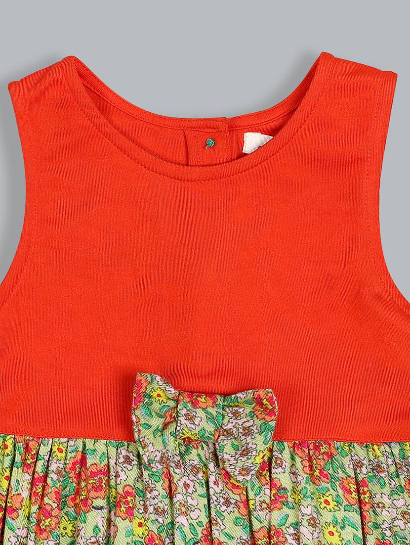 girls round neck sleeveless frock - 17791507 - Standard Image - 2