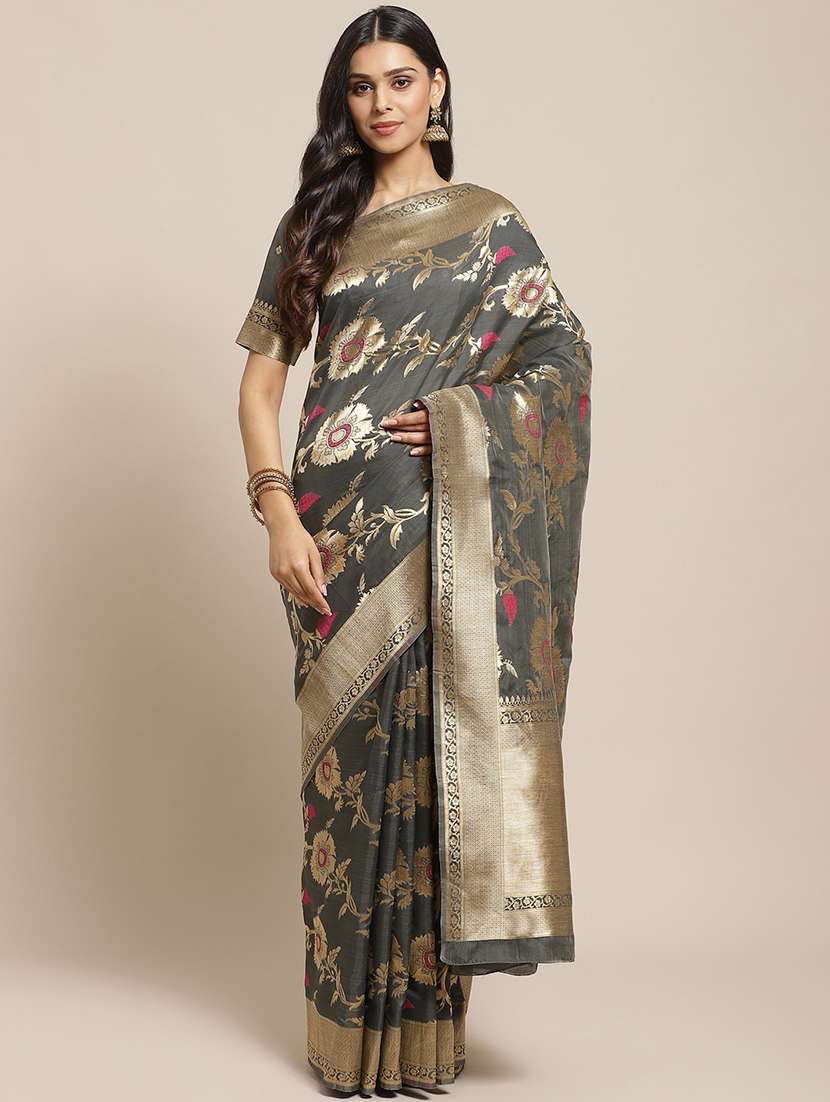 women's banarasi saree with blouse