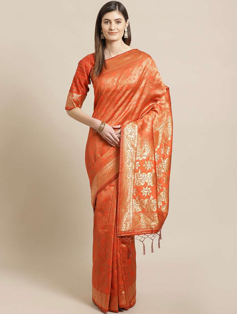 women's banarasi saree with blouse