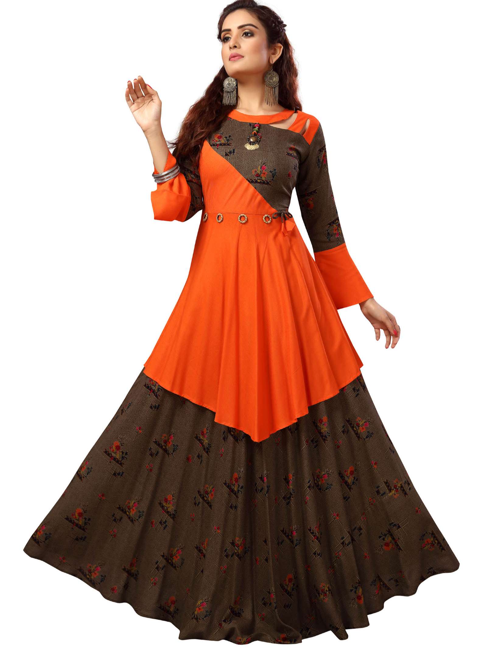 women's layered kurta