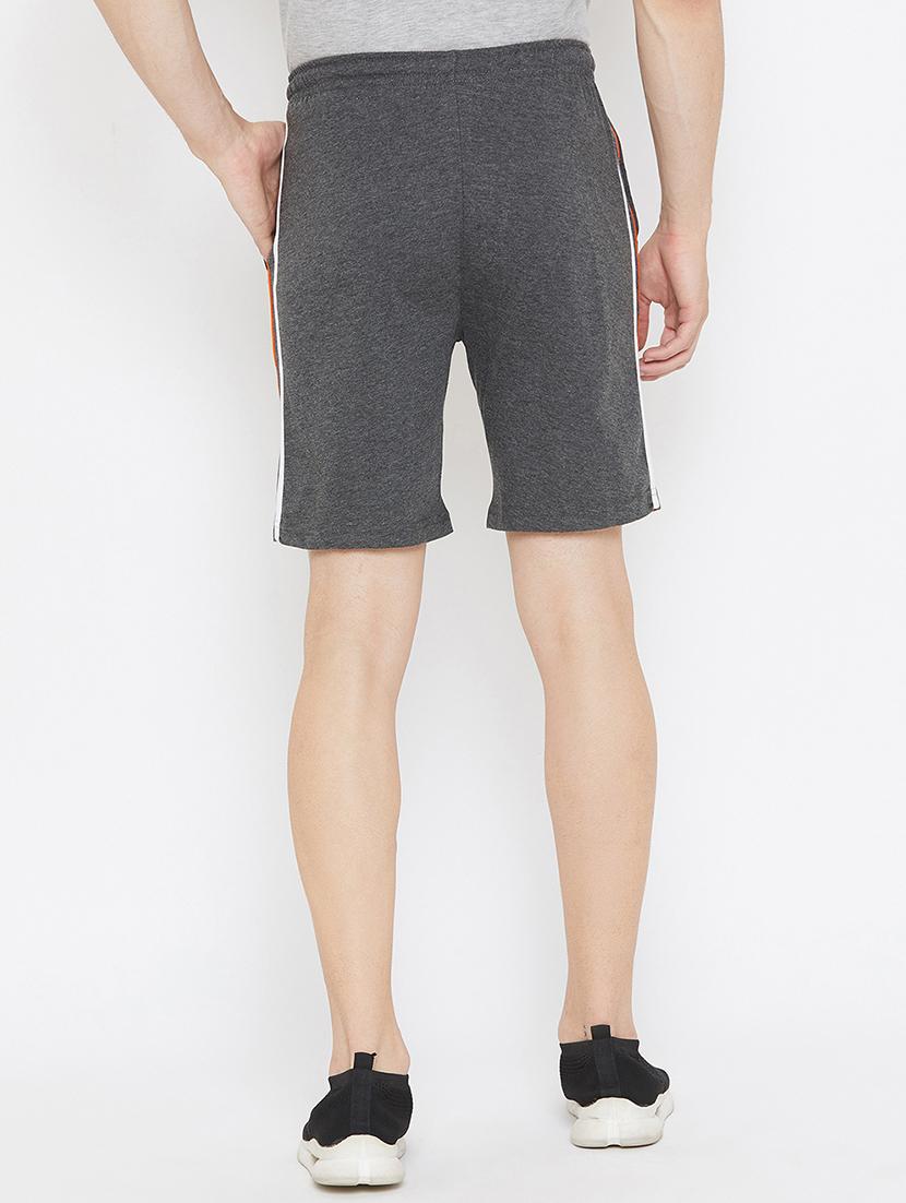 grey side striped shorts - 17792149 - Standard Image - 2