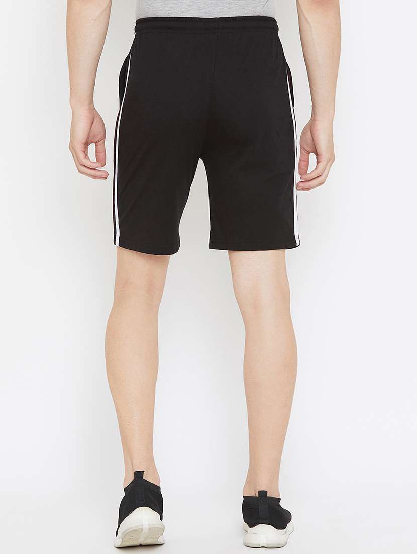 black side striped shorts - 17792150 - Standard Image - 2