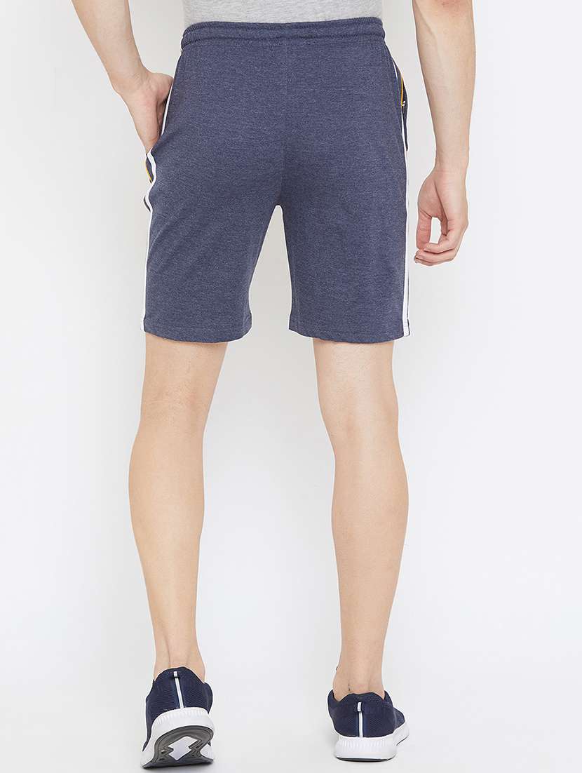 blue side striped shorts - 17792151 - Standard Image - 2