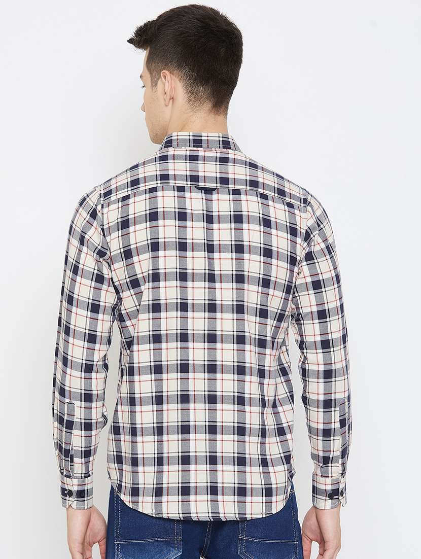 white checkered casual shirt - 17792190 -  Standard Image - 2