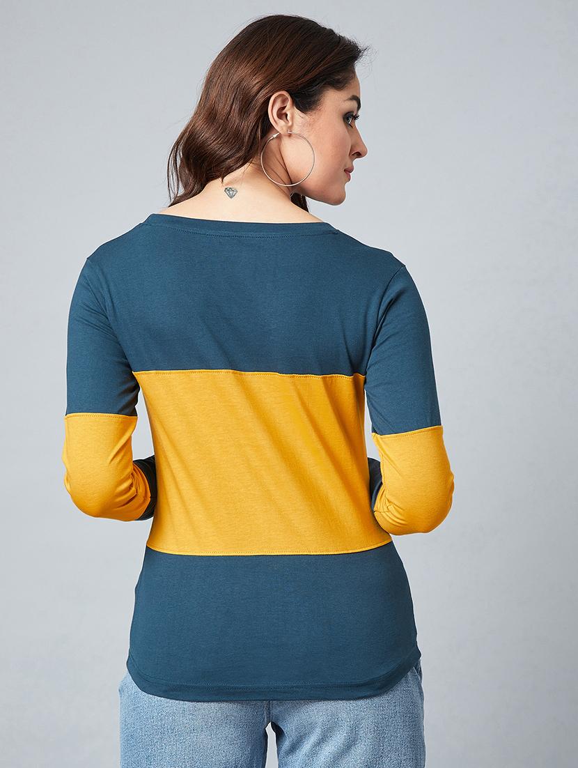 women's straight round neck top - 17792361 - Standard Image - 2