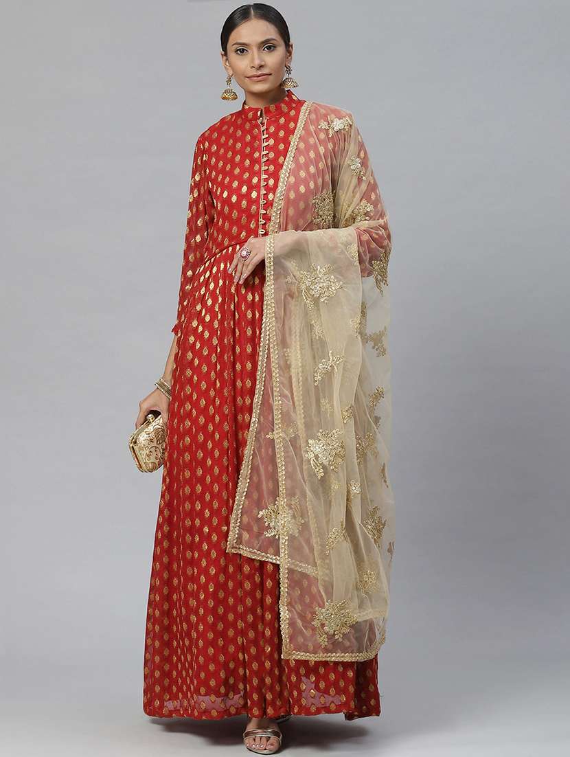 embroidered unstitched suit set - 17792706 - Zoom Image - 0