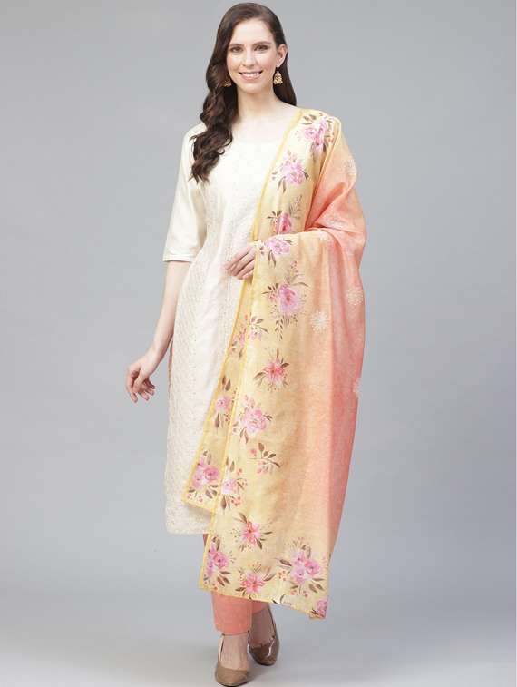 embroidered unstitched suit set 