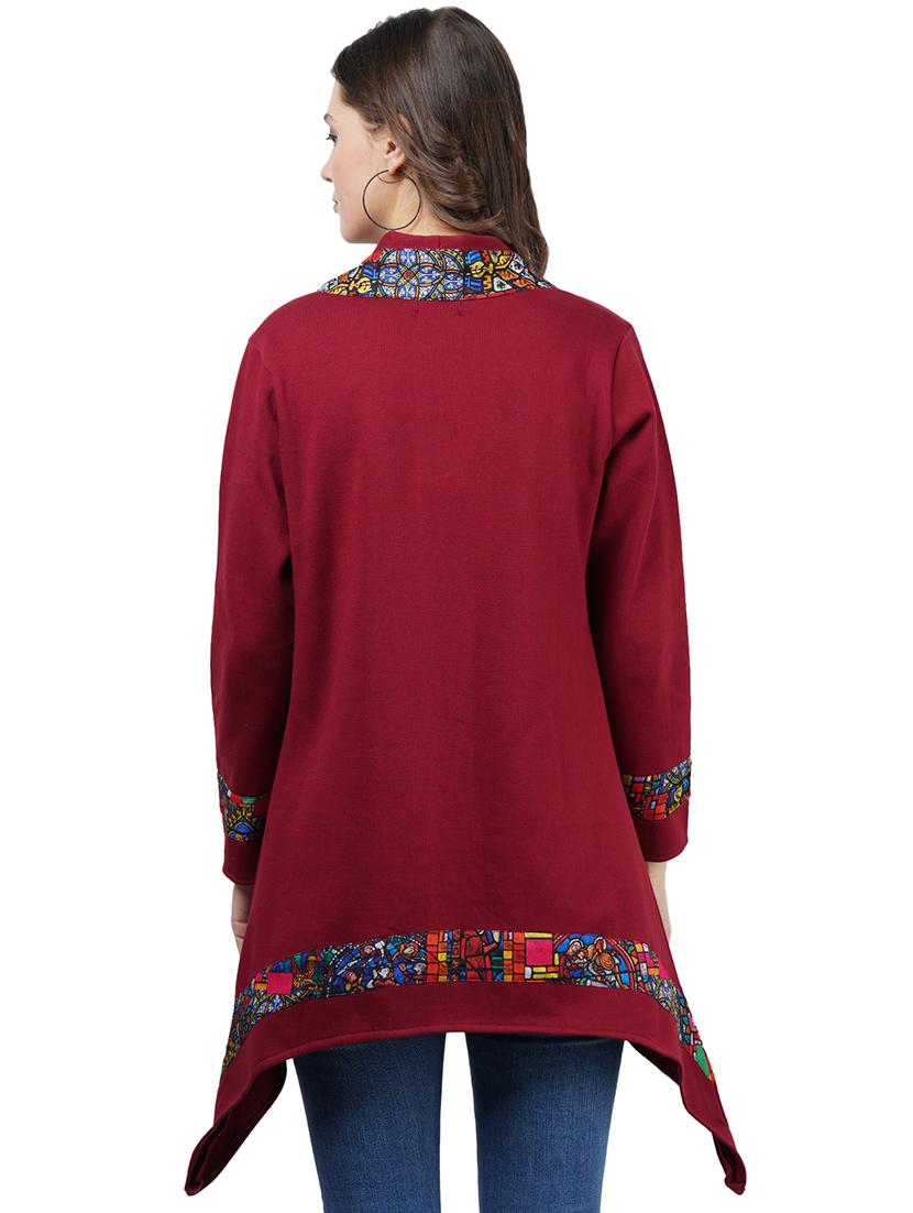 red fleece shrug - 17793828 - Standard Image - 2
