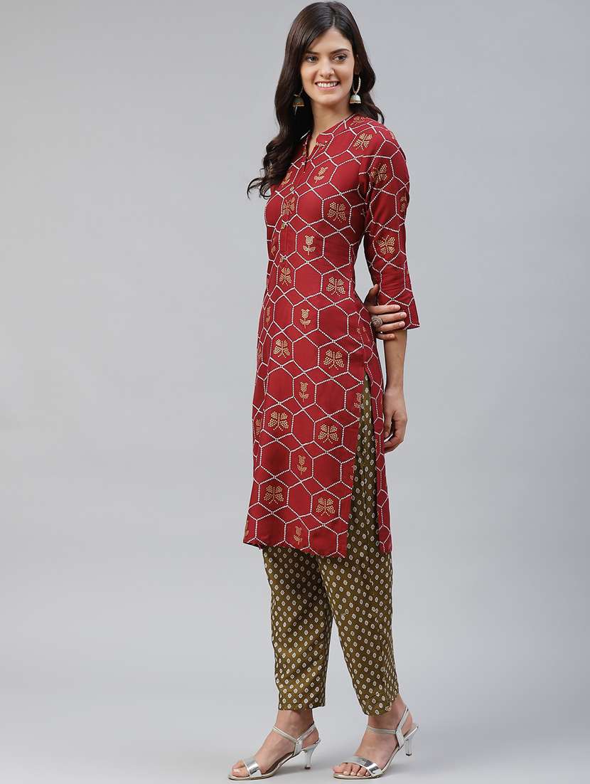 Printed Kurta Pant Set